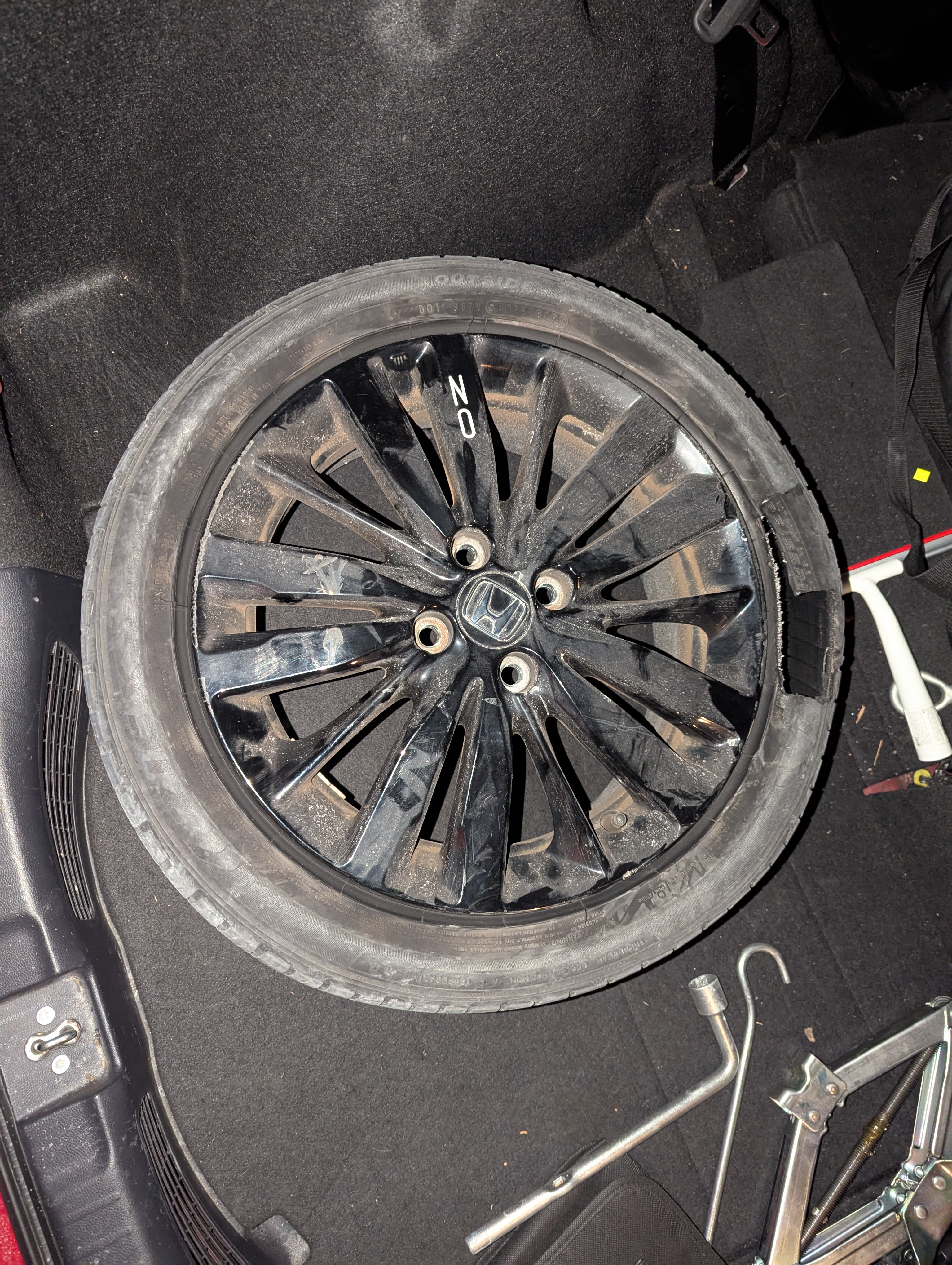 Customer reports: tire is losing air again