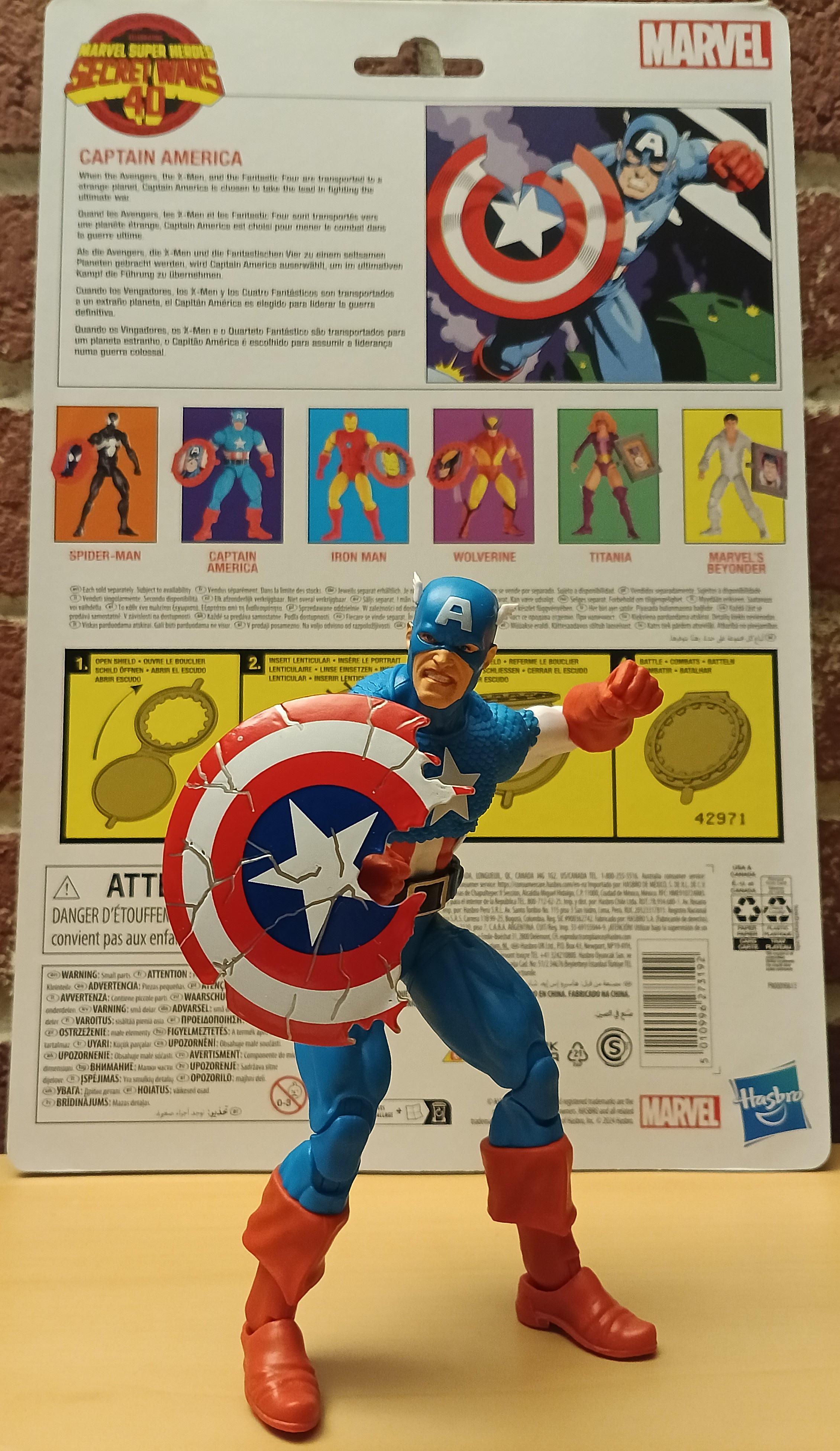 Unveiling the Marvel Legends Secret Wars Captain America