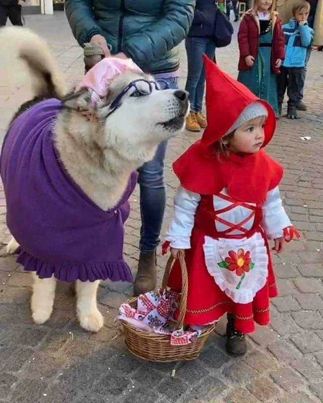 What's the fuss about? Just a little girl enjoying time with her grandmother.
