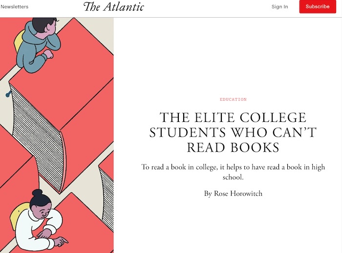 Rose Horowitz: The Struggle of Elite College Students Who Can't Read