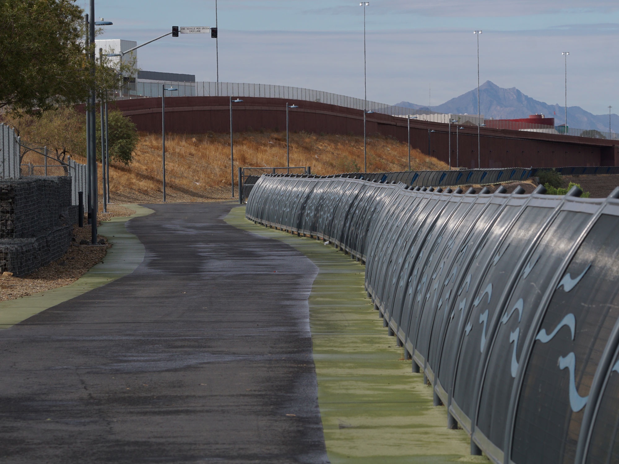 Taking a stroll back along the Rio Salado Pathway.