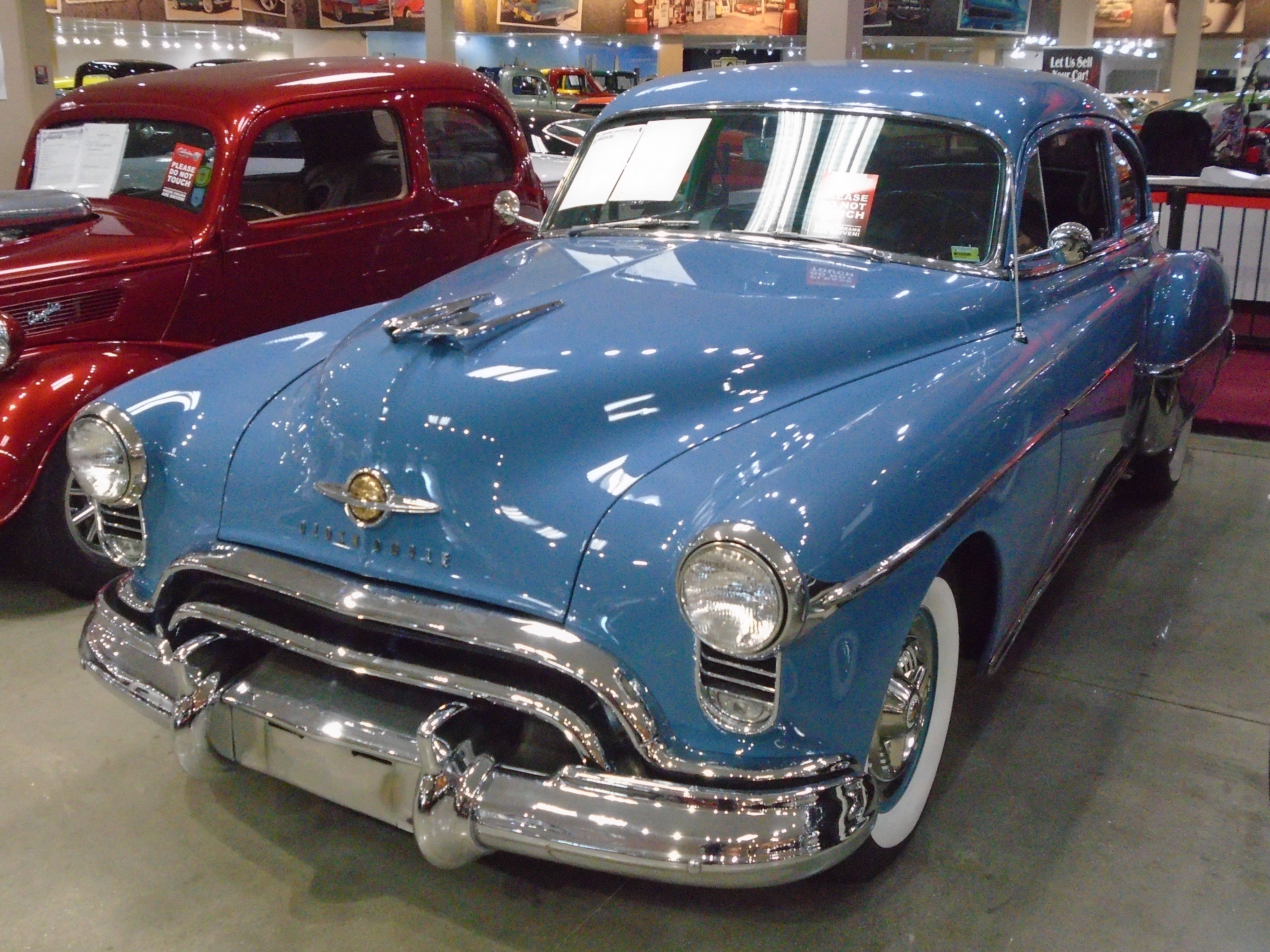 Behold the 1950 OLDSMOBILE FUTURAMIC 88 CLUB COUPE: A Classic Beauty