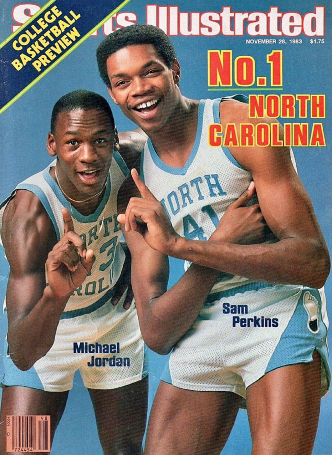 Michael Jordan's Historic First Cover on Sports Illustrated: November 28, 1983