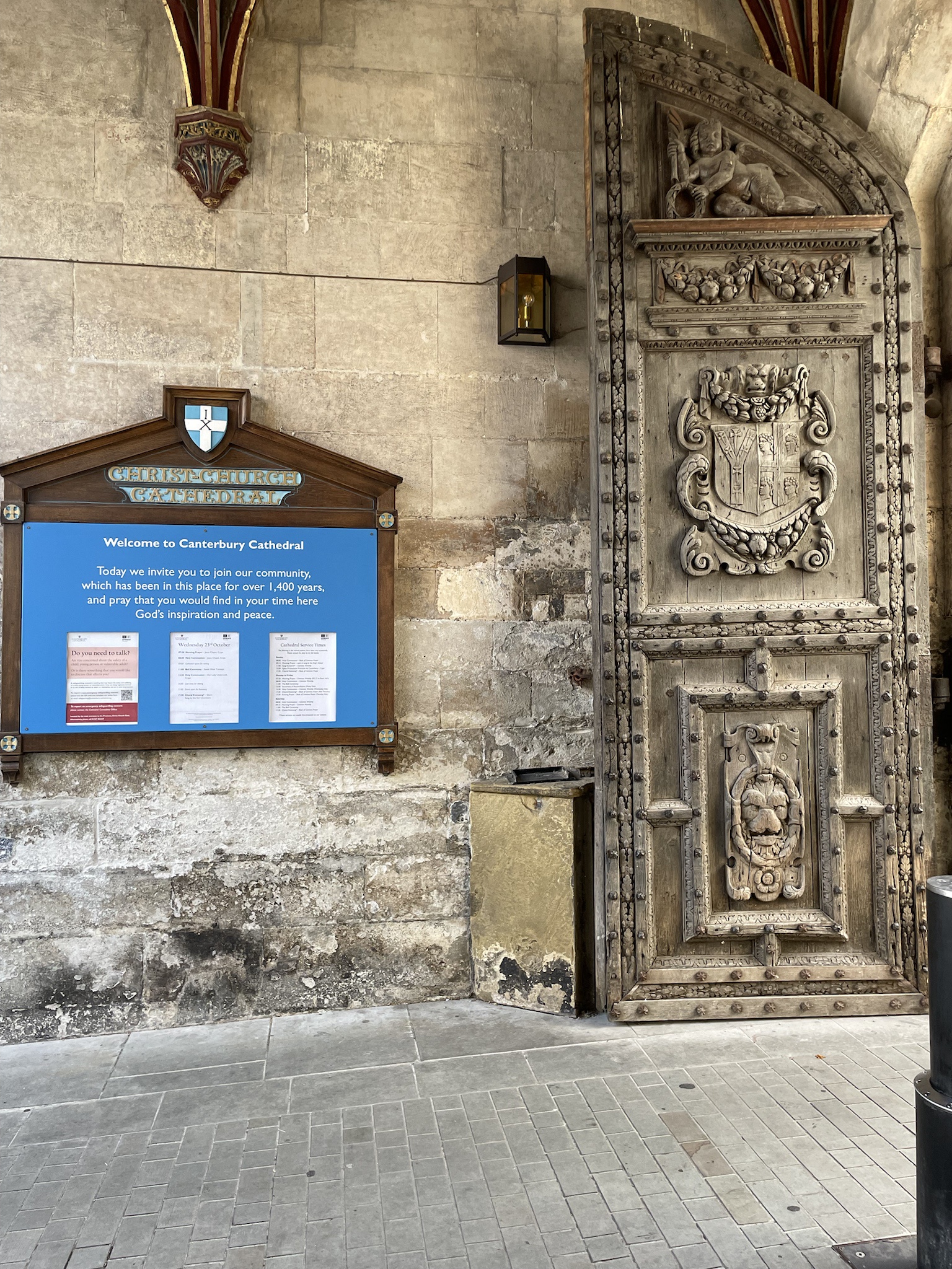 A Glimpse of Canterbury Cathedral