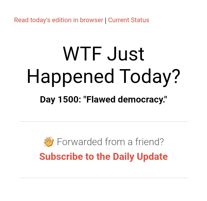 What Just Went Down Today? The 1500th Day of Chaos