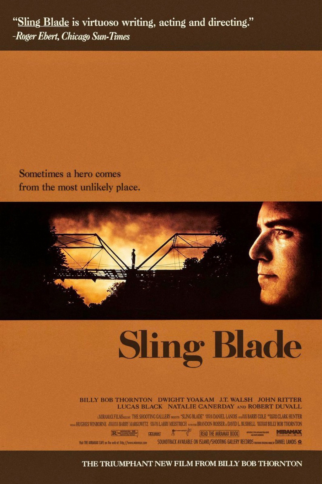 Celebrating 28 years since 'Sling Blade' starring Billy Bob Thornton hit the big screen on November 27, 1996!
