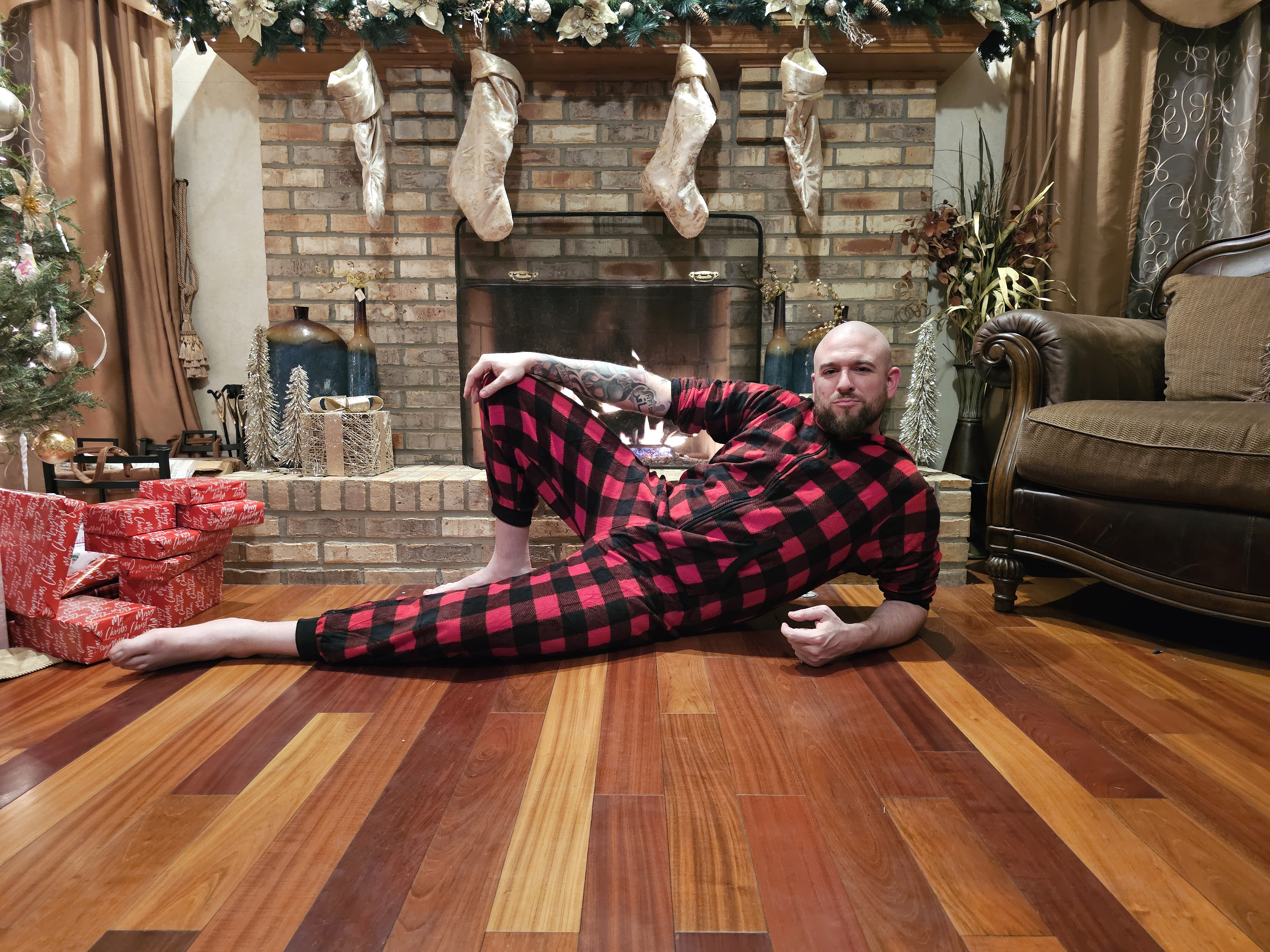 Nuts Roasting by the Cozy Open Fire