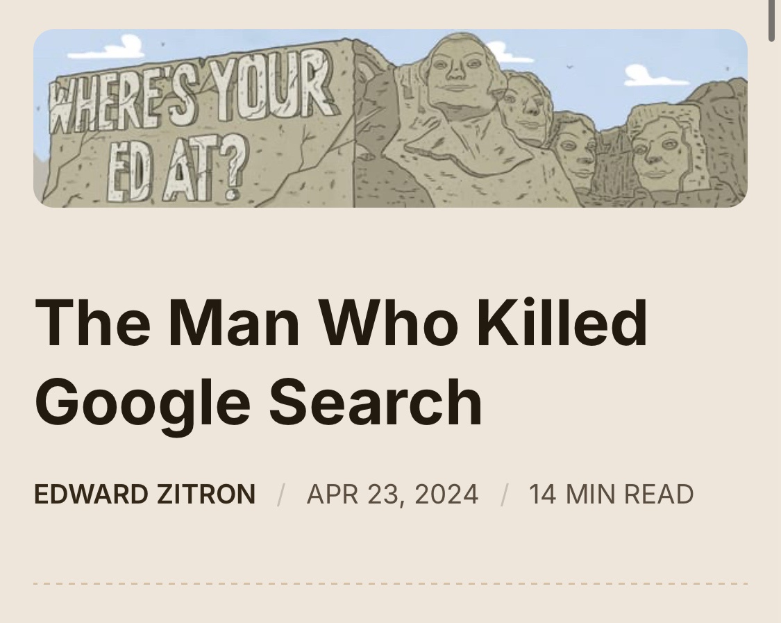 Spoiler alert: The same mastermind behind the downfall of Yahoo search.