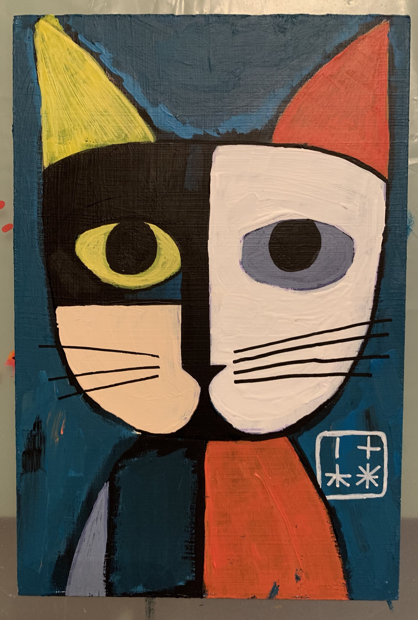 Cat Art: Confessions of Love Only When Tipsy