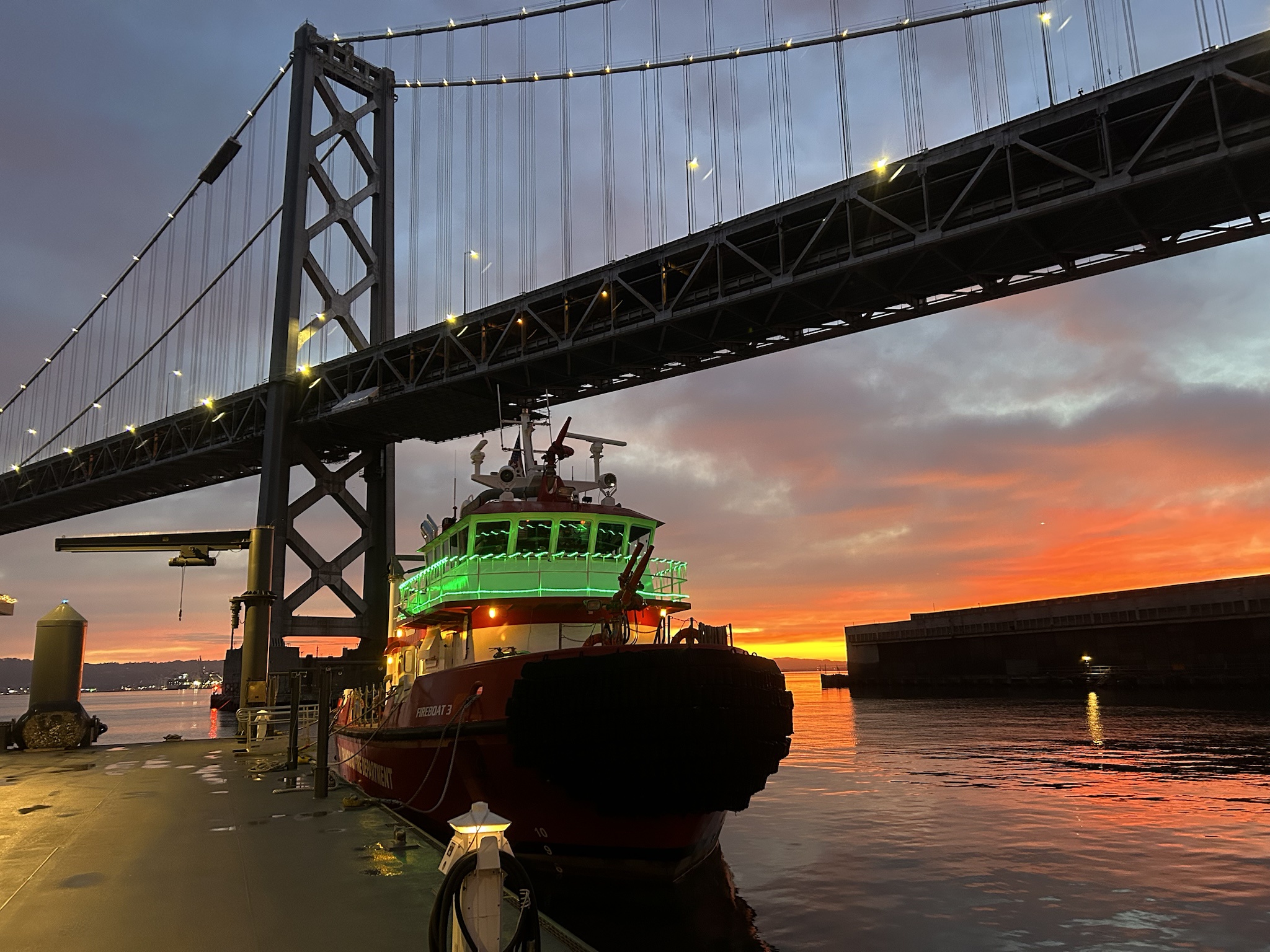 Warm Christmas Greetings from the Fire Boat Station Crew!