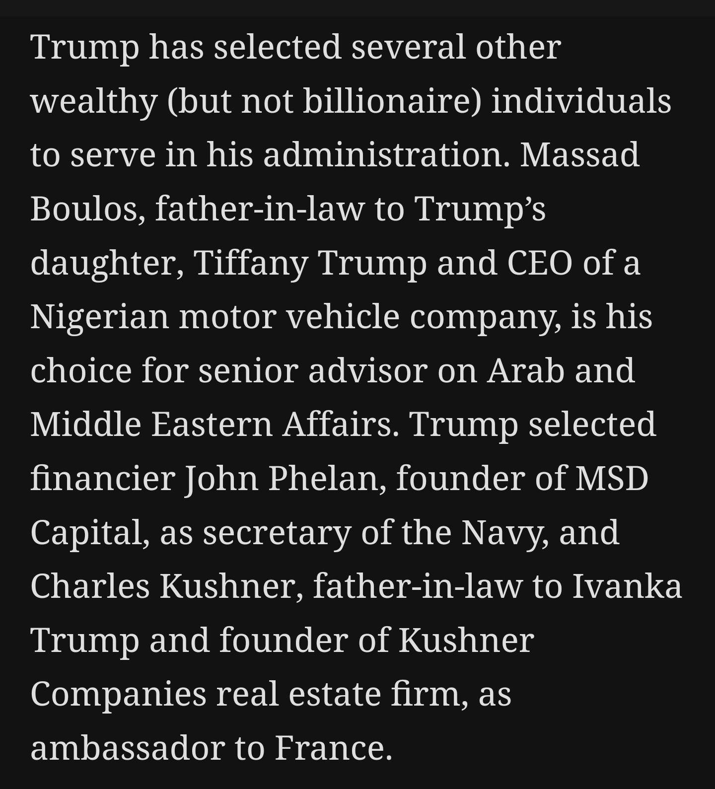 Surely these billionaires have our best interests at heart