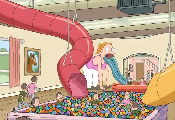 Rick and Morty Fans, Where's the Ladder for the Summer Slide?