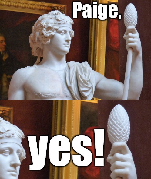 Paige, listen up...