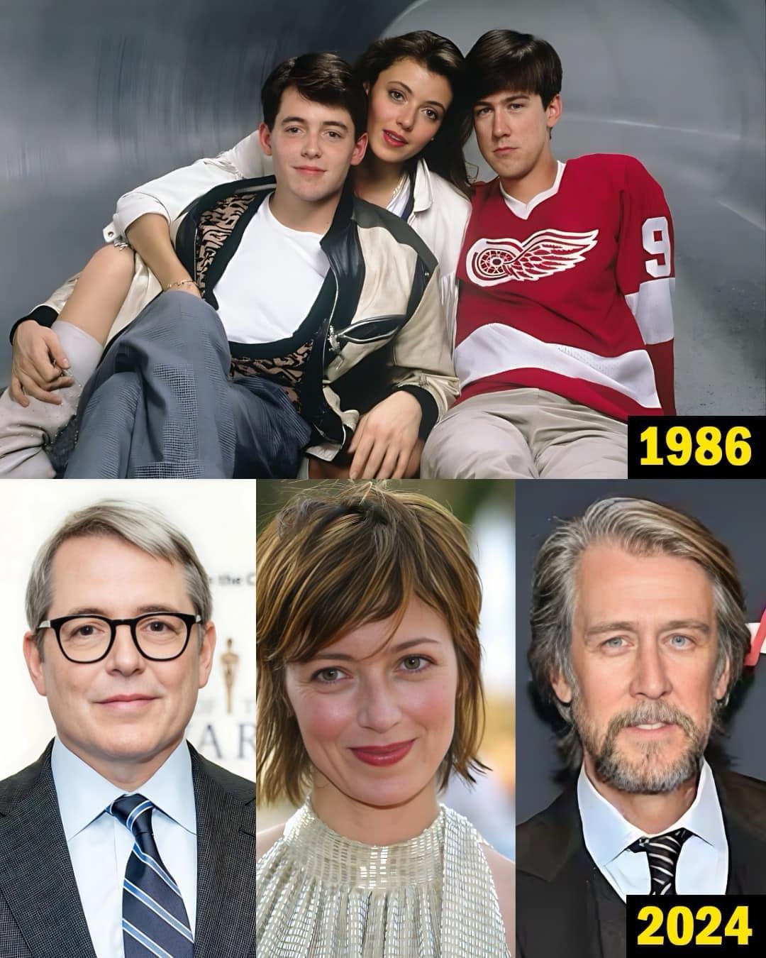Iconic Trio: Matthew Broderick, Mia Sara, and Alan Ruck in Ferris Bueller's Day Off
