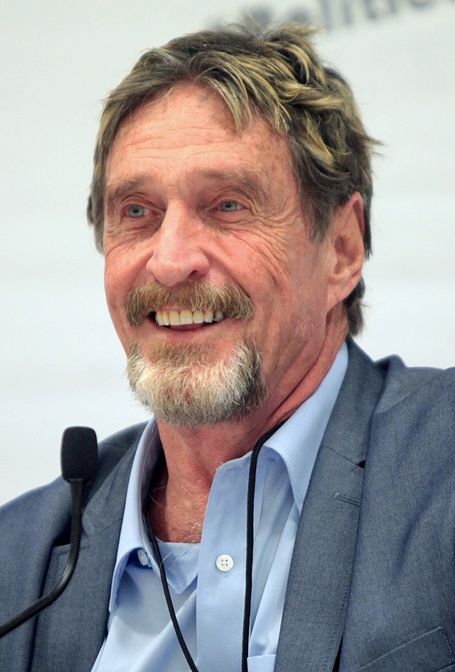 Guess who's back? John McAfee returns in an unexpected pog form!