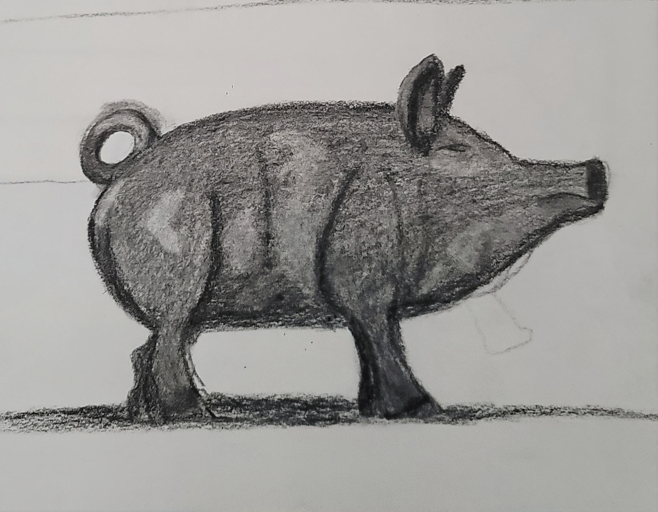 Whimsical Piggy Illustration