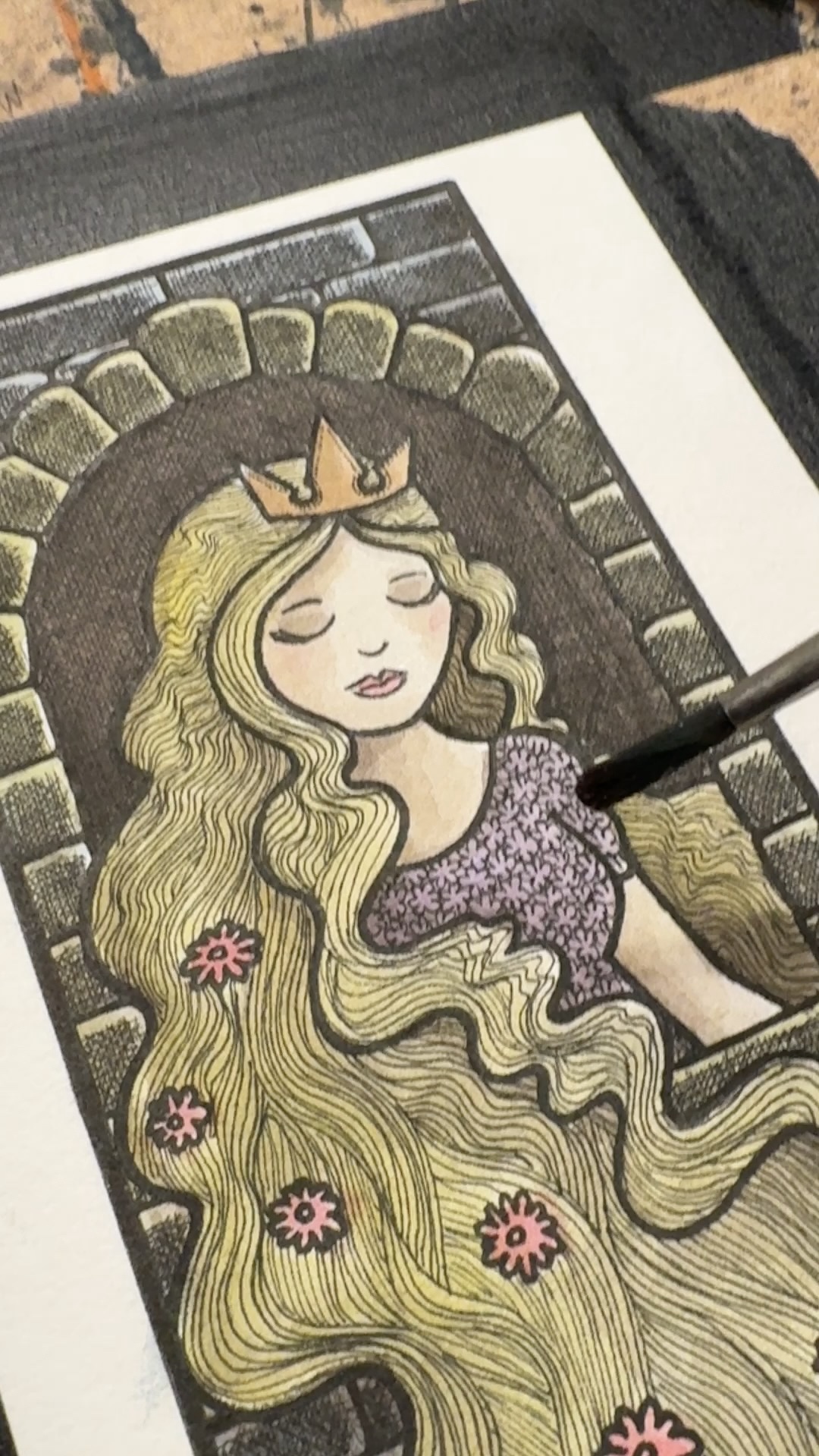 My Hand-Painted Bookmark: A Little Slice of Art