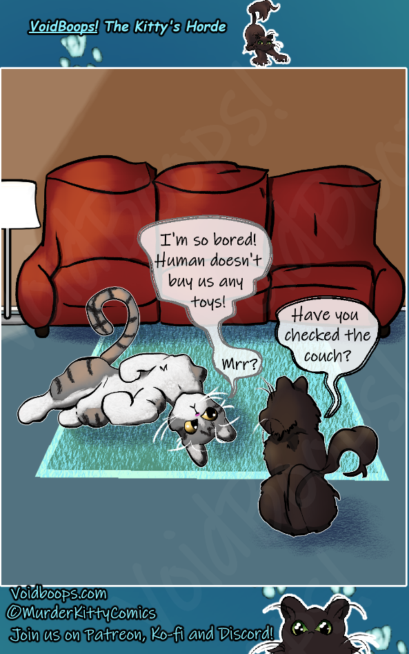 Original Creation: 'The Kitty's Horde' - A VoidBoops Panel by MurderKittyComics