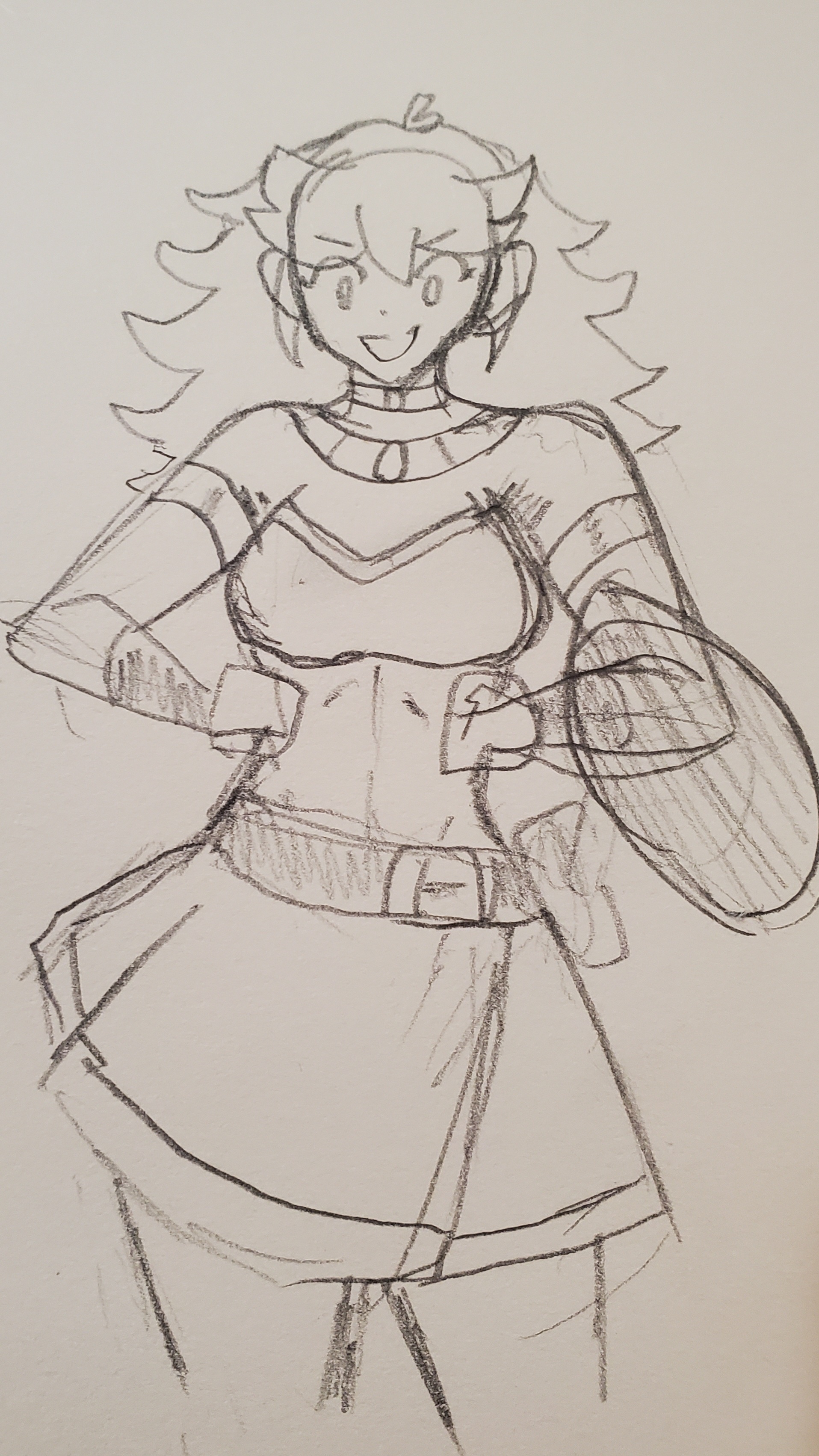 Concept Art: The Fierce 'Warrior Lady'