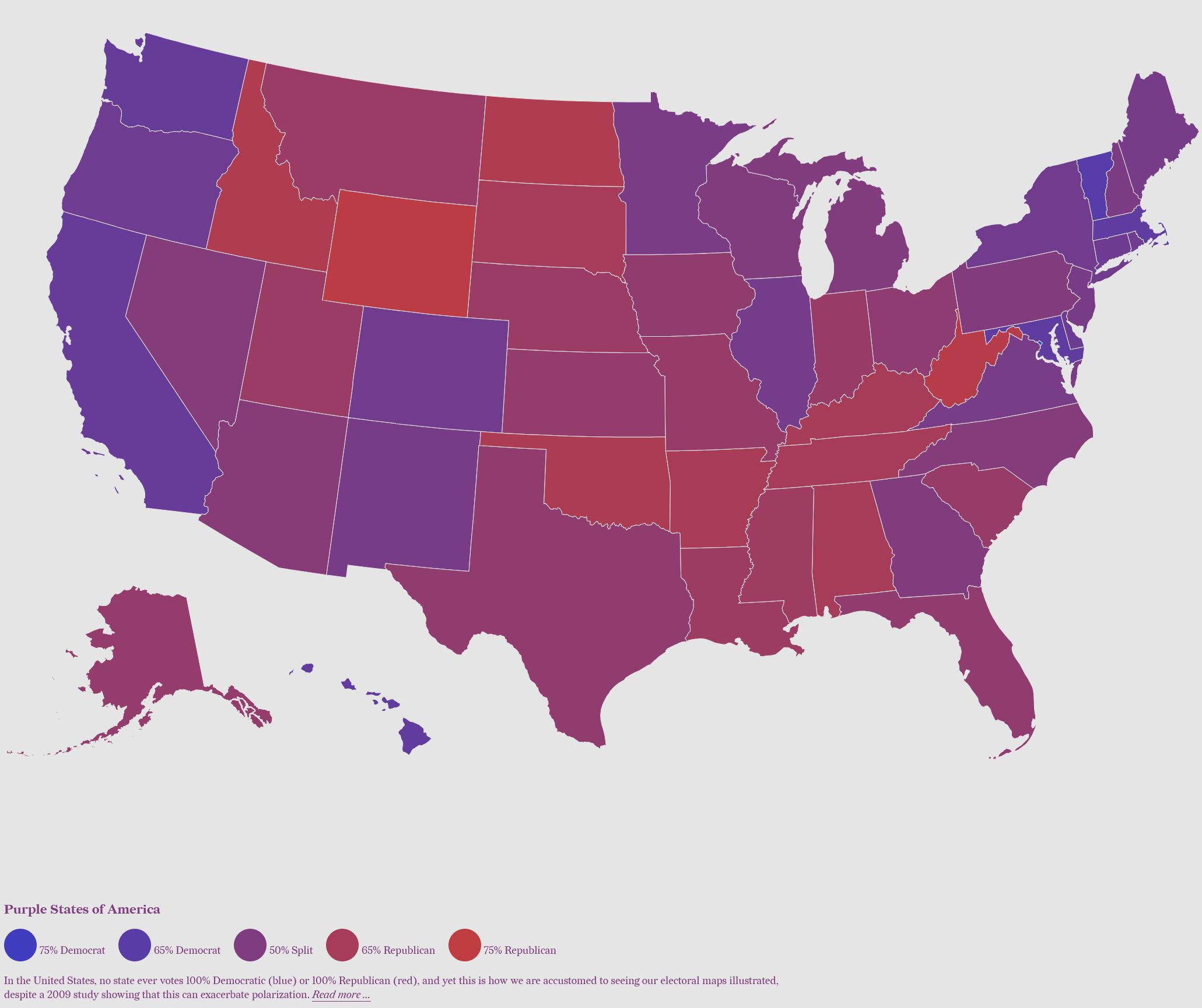 It's that time again: US states ranked by voting share