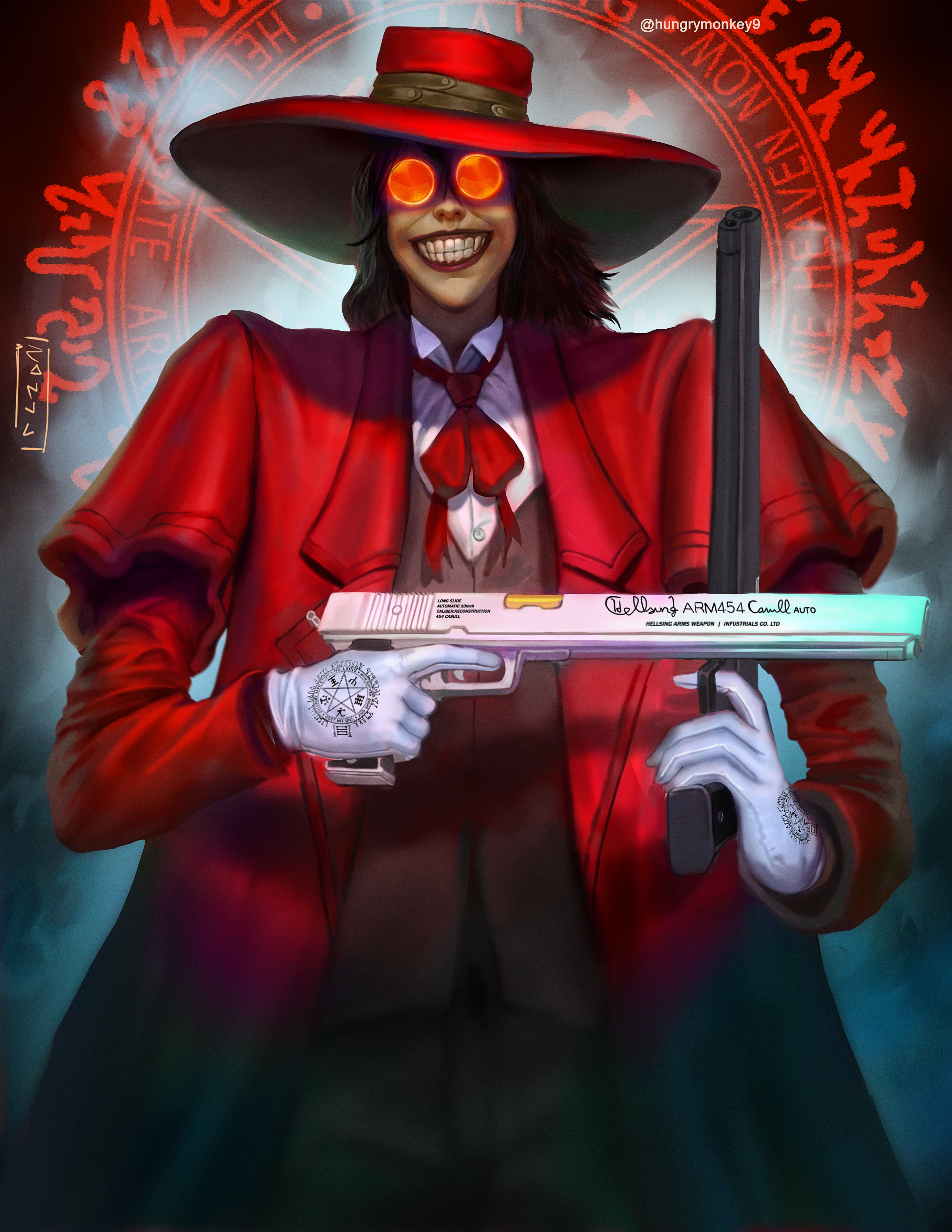 Stunning Painted Alucard from Hellsing