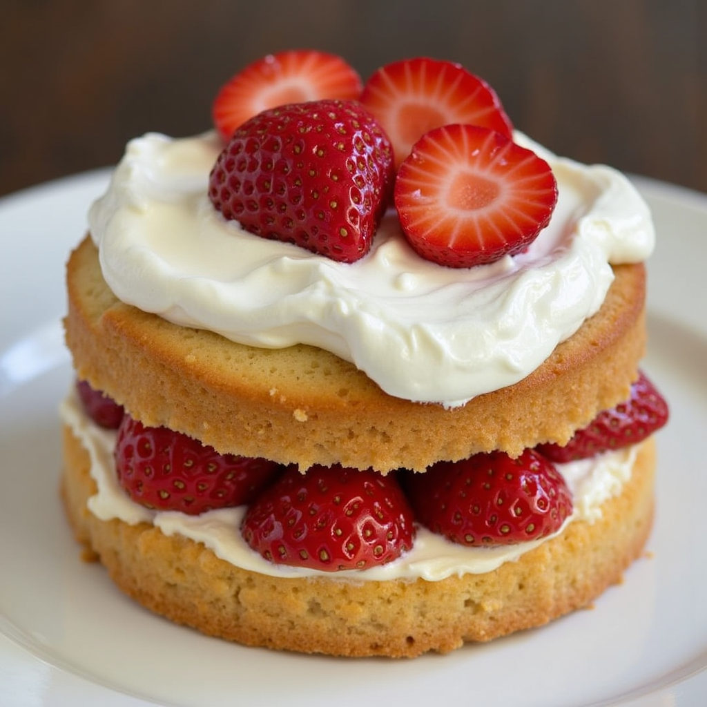 Crafting a Homemade Strawberry Shortcake Cake from Scratch