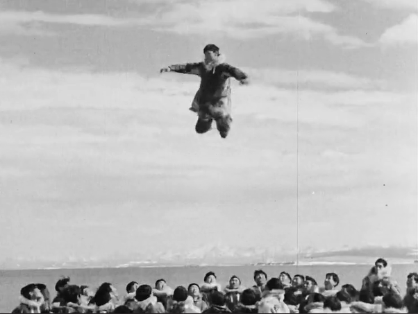 Inuit Trampoline Adventures: A Glimpse into 1924 at Point Barrow