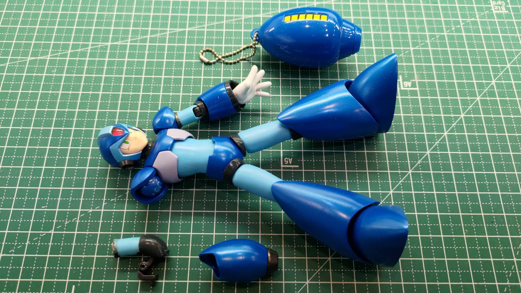 Mega Buster Light Keychain & D-Arts Megaman X: A Toy Restoration Journey