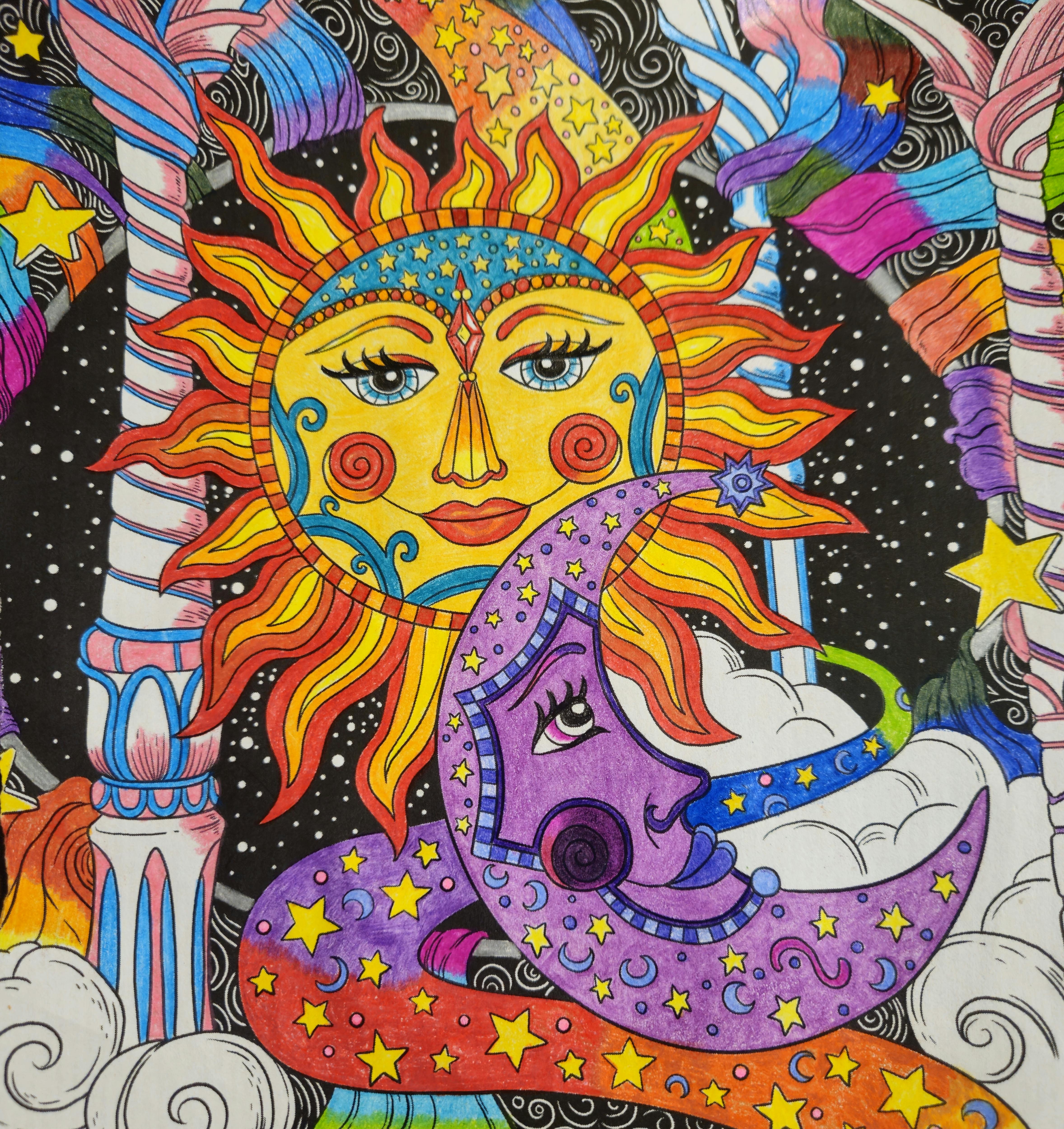 One of my favorite hobbies is coloring. Check out my latest piece!
