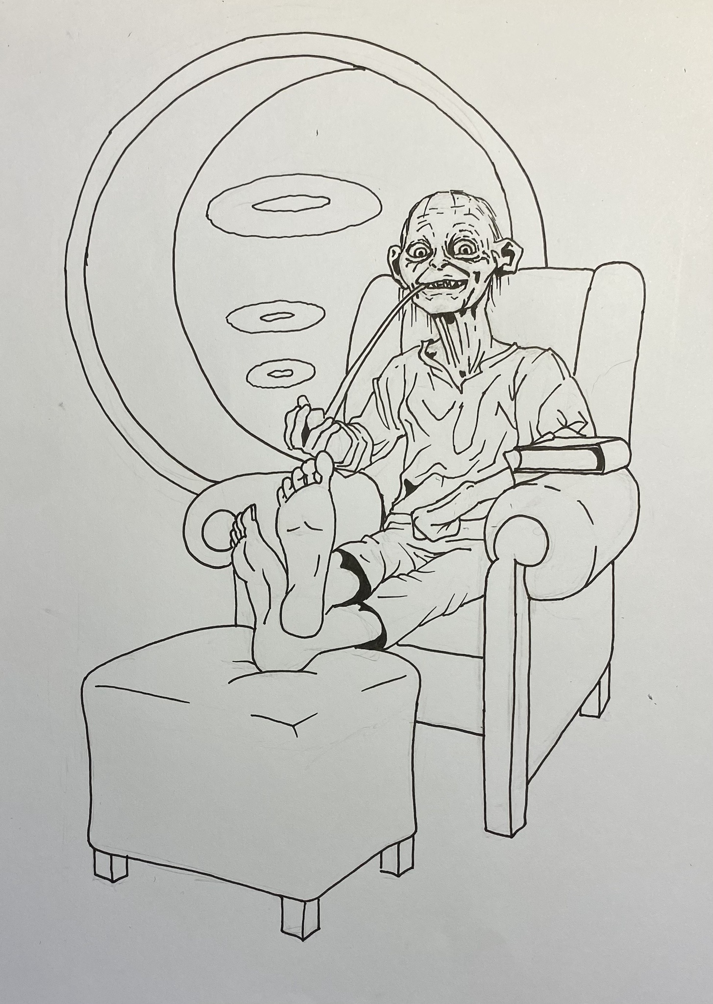 My Artistic Take on an Alternative Ending for Smeagol