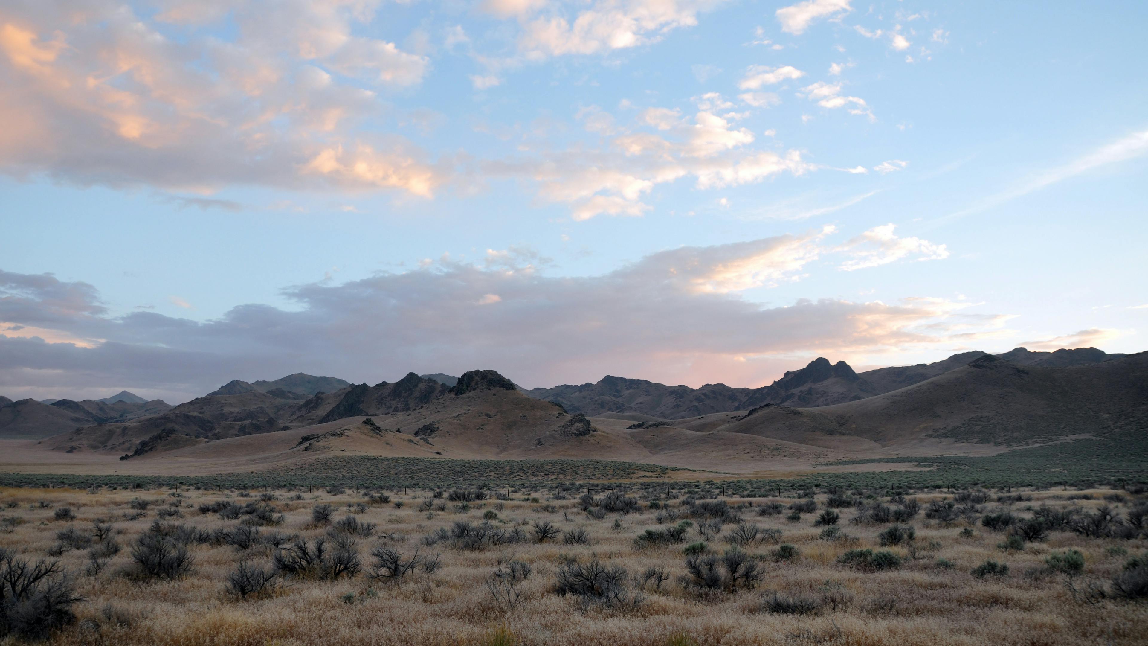 A Beautiful Dusky Desert Horizon