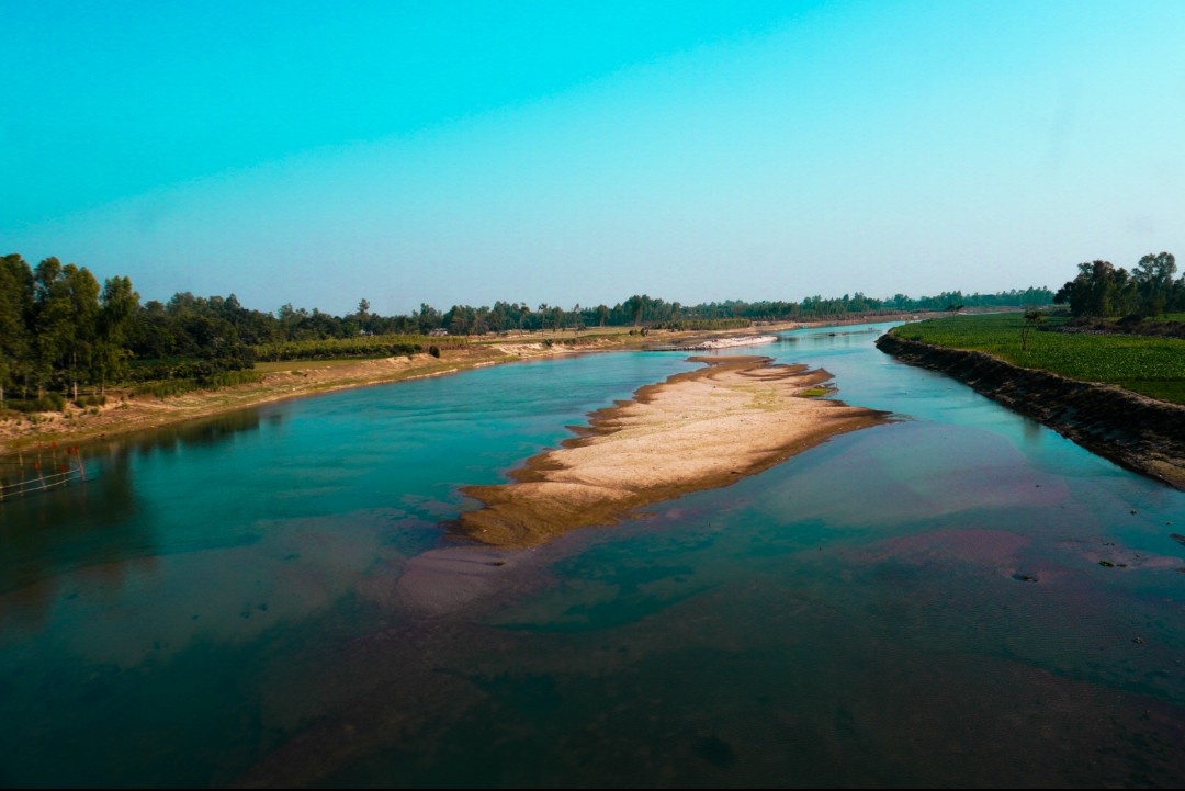 The Serene Flow of the River