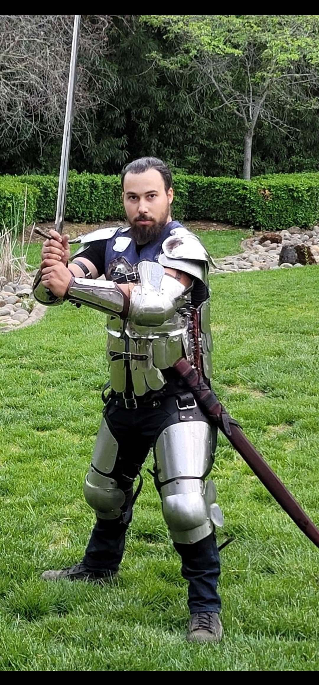 Crafted with Care: Hand-Forged Armor and Sword
