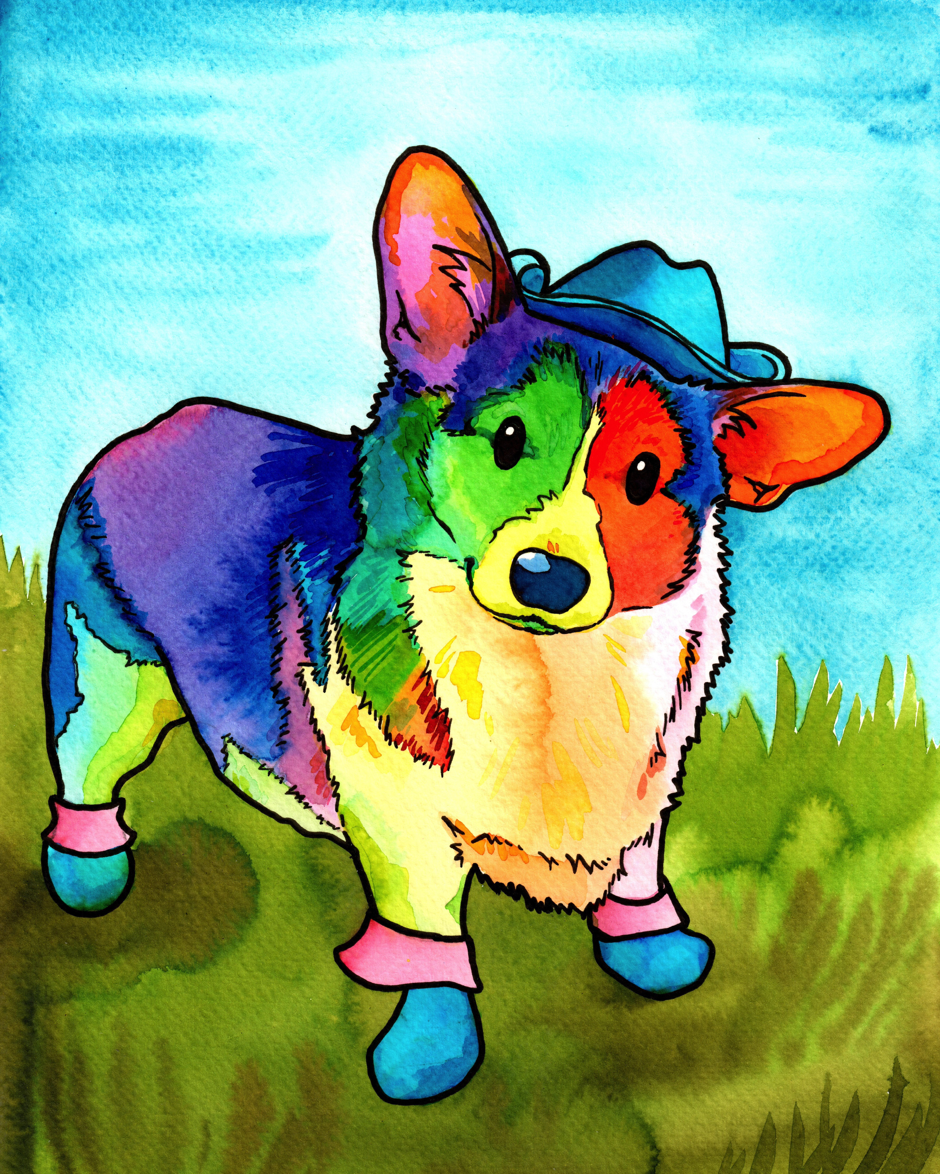 Daily Corgi Art: Meet Tyrion!