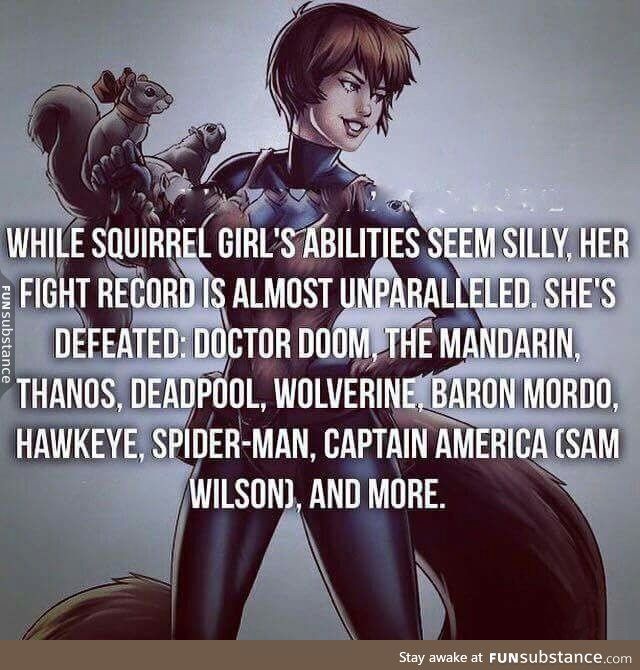 Unstoppable facts about Squirrel Girl, brought to you by Team Acorn!