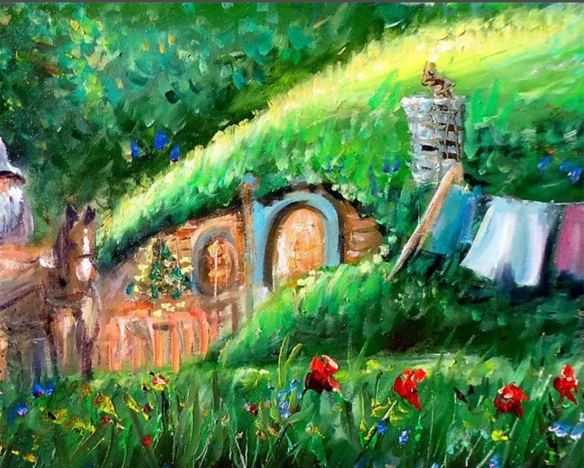 My Artistic Take on a Shire Landscape
