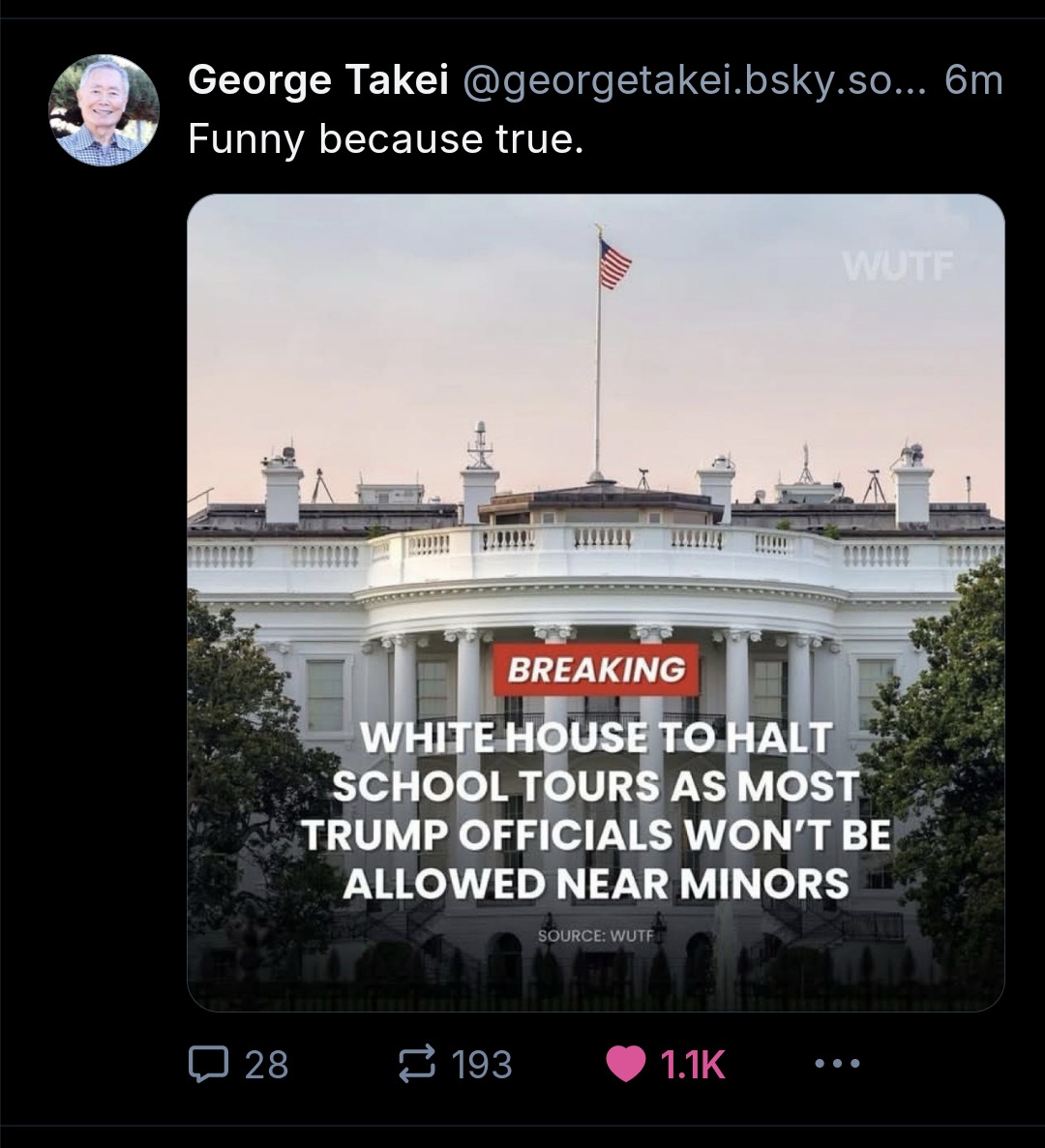 George Takei Spitting Truth on BlueSky