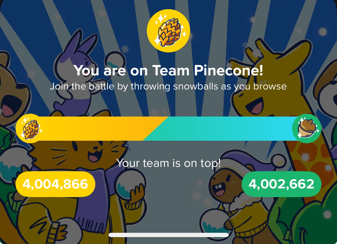 Hail to the Mighty Pinecones!