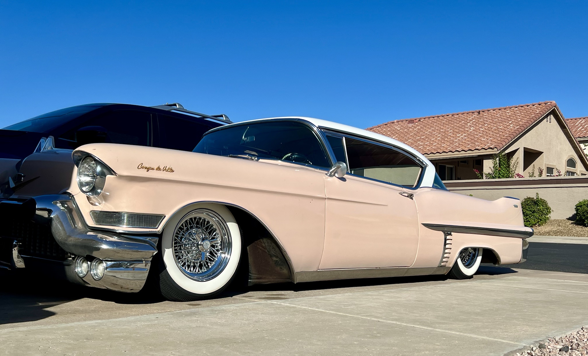 Behold my classic 1957 Cadillac Coupe Deville