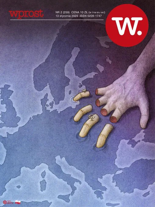 This Week's Eye-Catching Cover of Polish Wprost Magazine