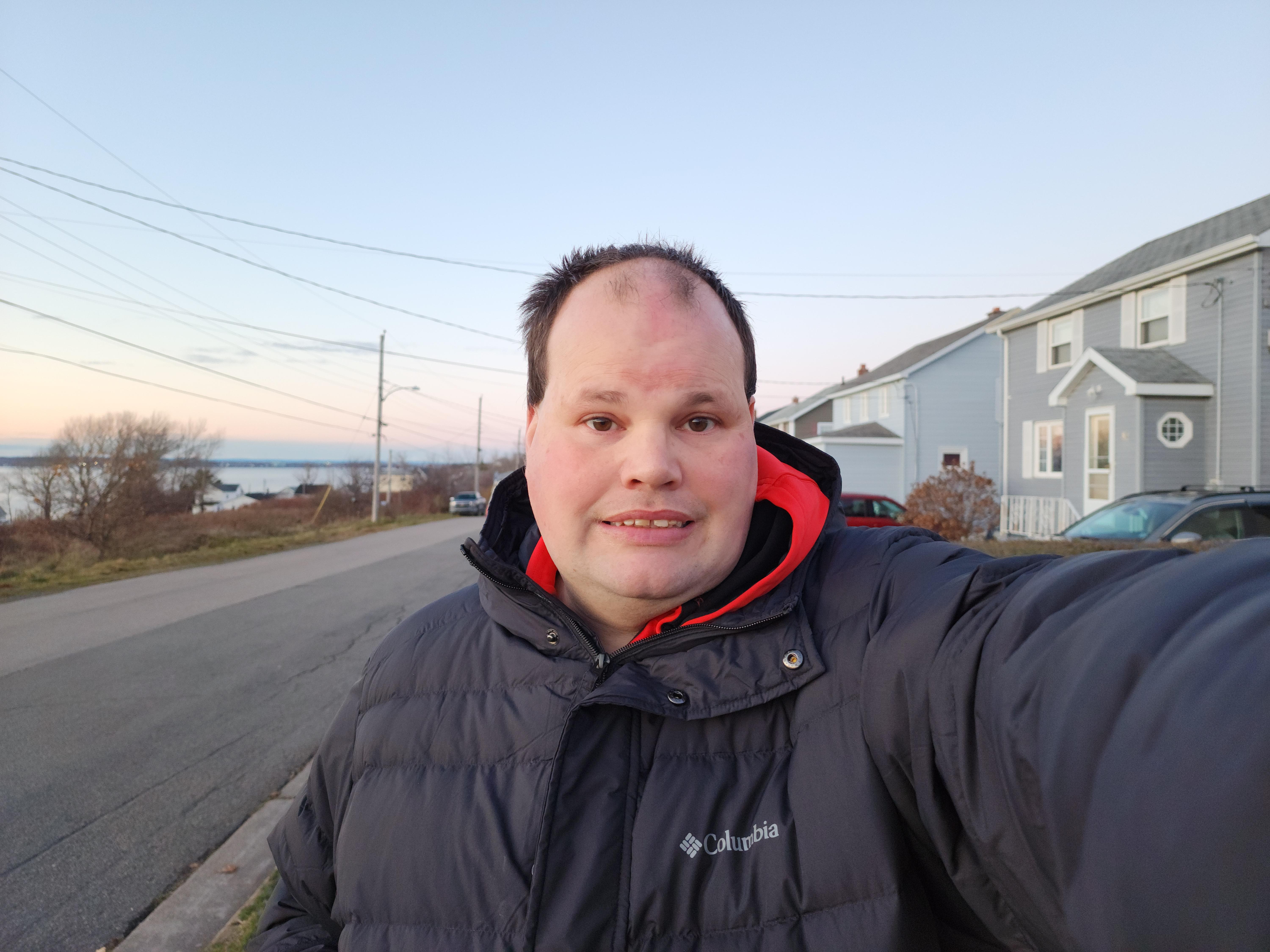 Feeling fabulous in my brand new winter jacket!