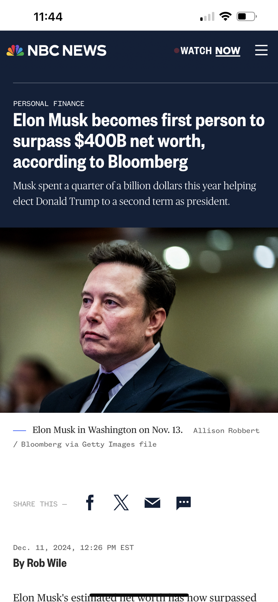 The Top 3 Billionaires Hold More Wealth than Half of America