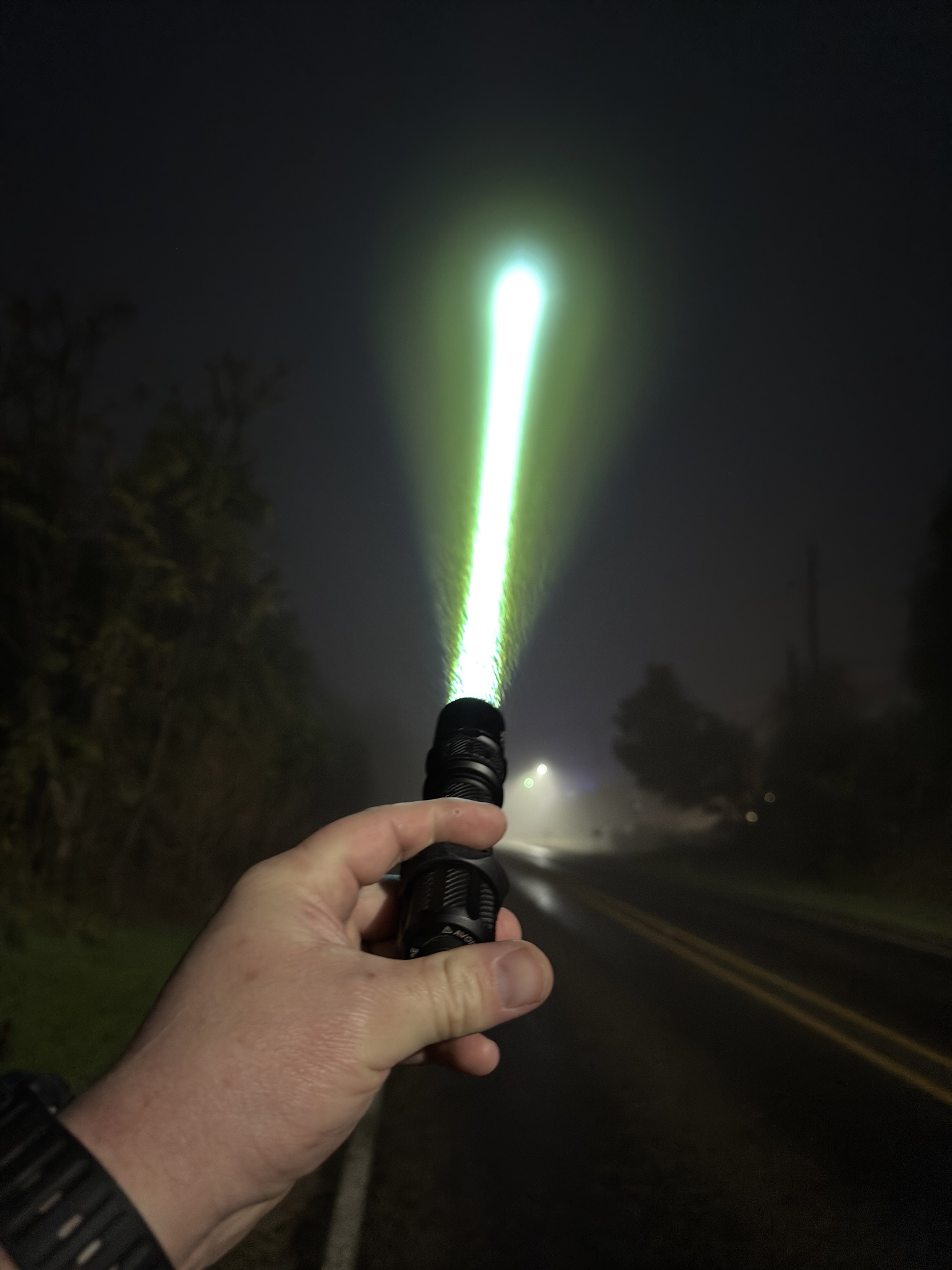 Mysterious Foggy Morning LEP Beamshots