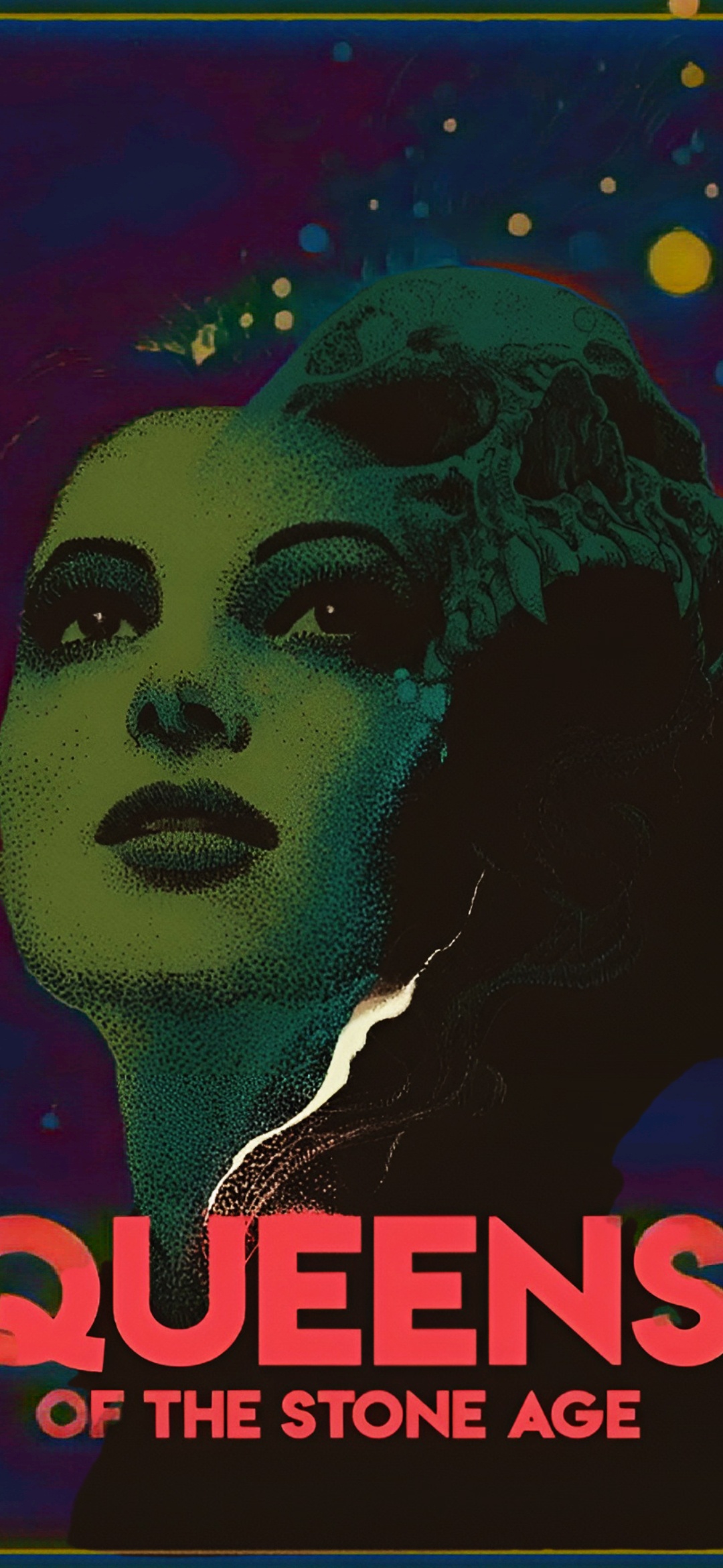 Cool phone wallpaper inspired by Queens of the Stone Age!