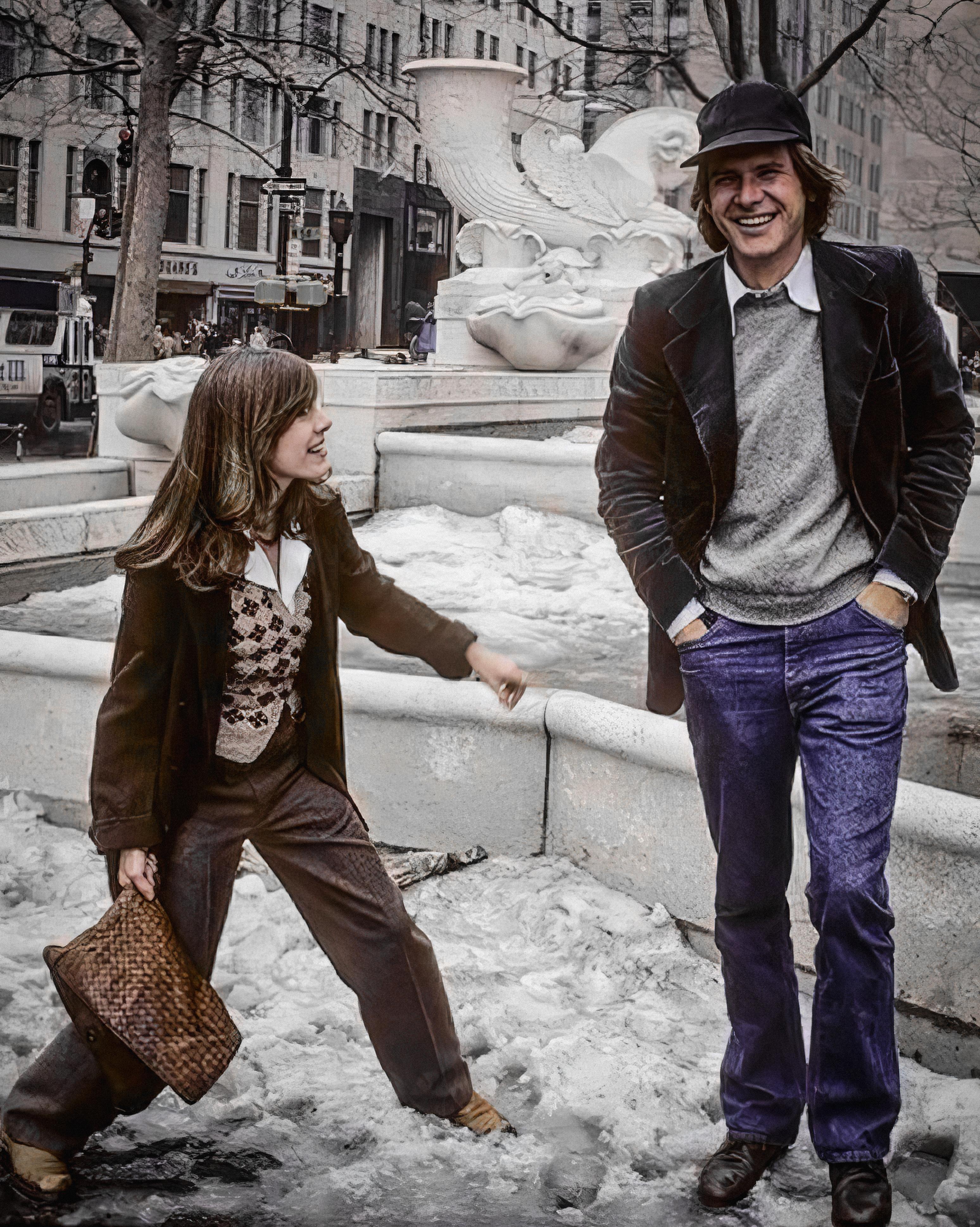 A Glimpse of Carrie Fisher and Harrison Ford in NYC, 1979