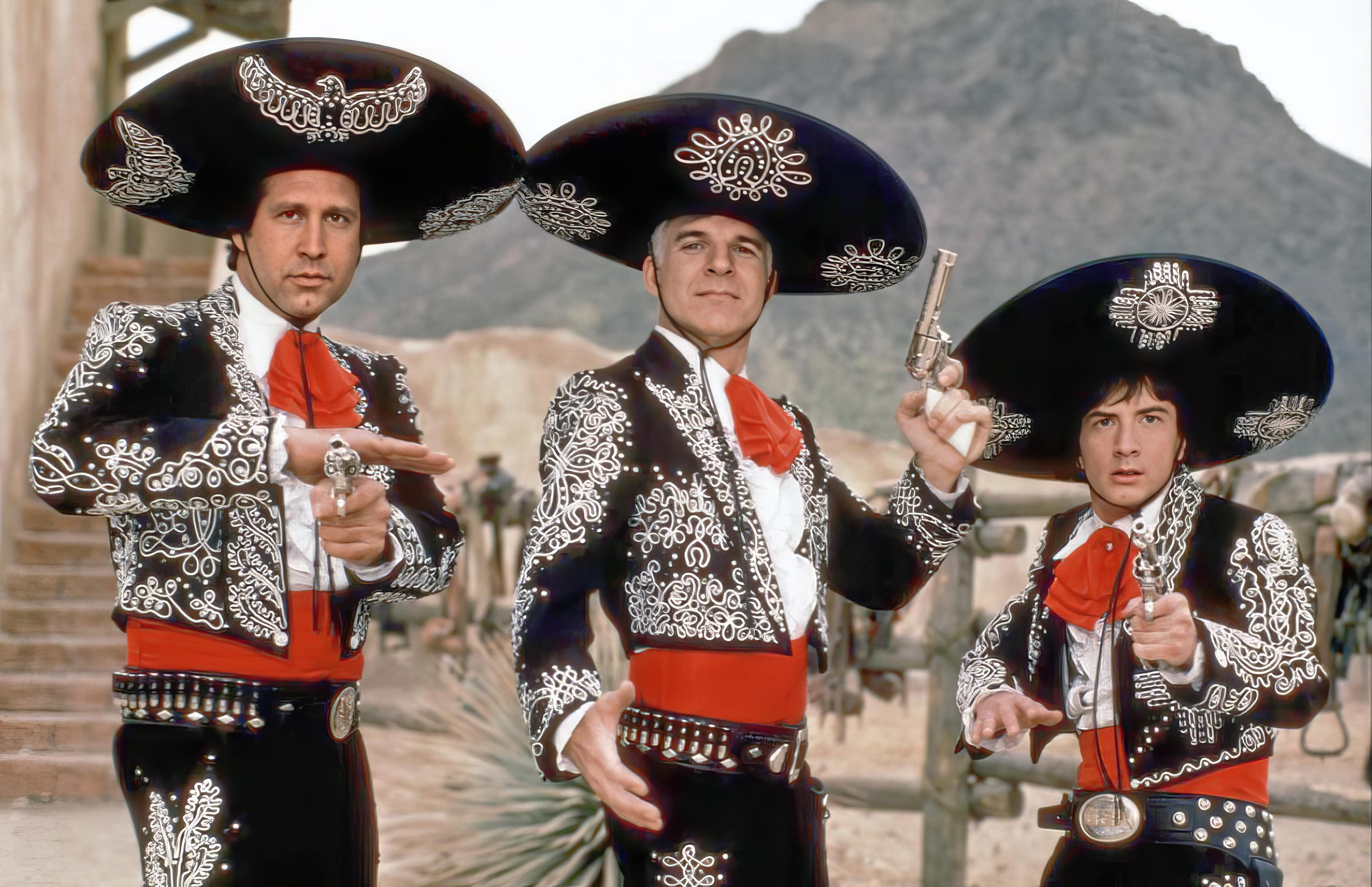 The Hilarious Three Amigos: Chevy Chase, Steve Martin, & Martin Short (1986)