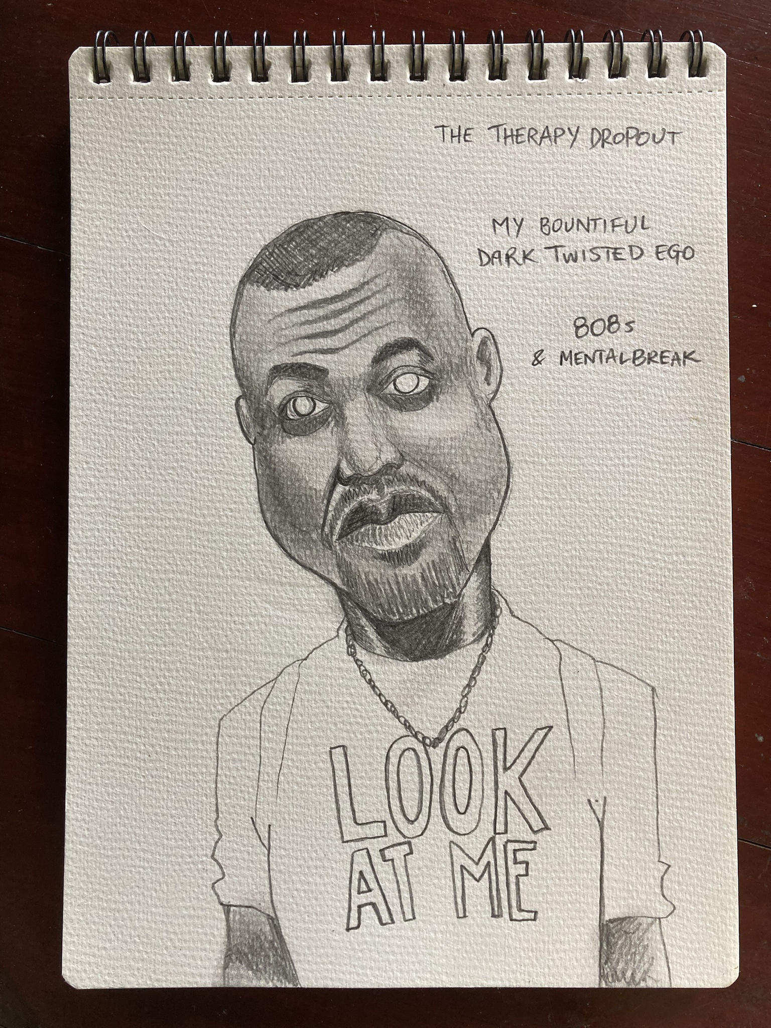 My Artistic Take on Kanye West: A Portrait