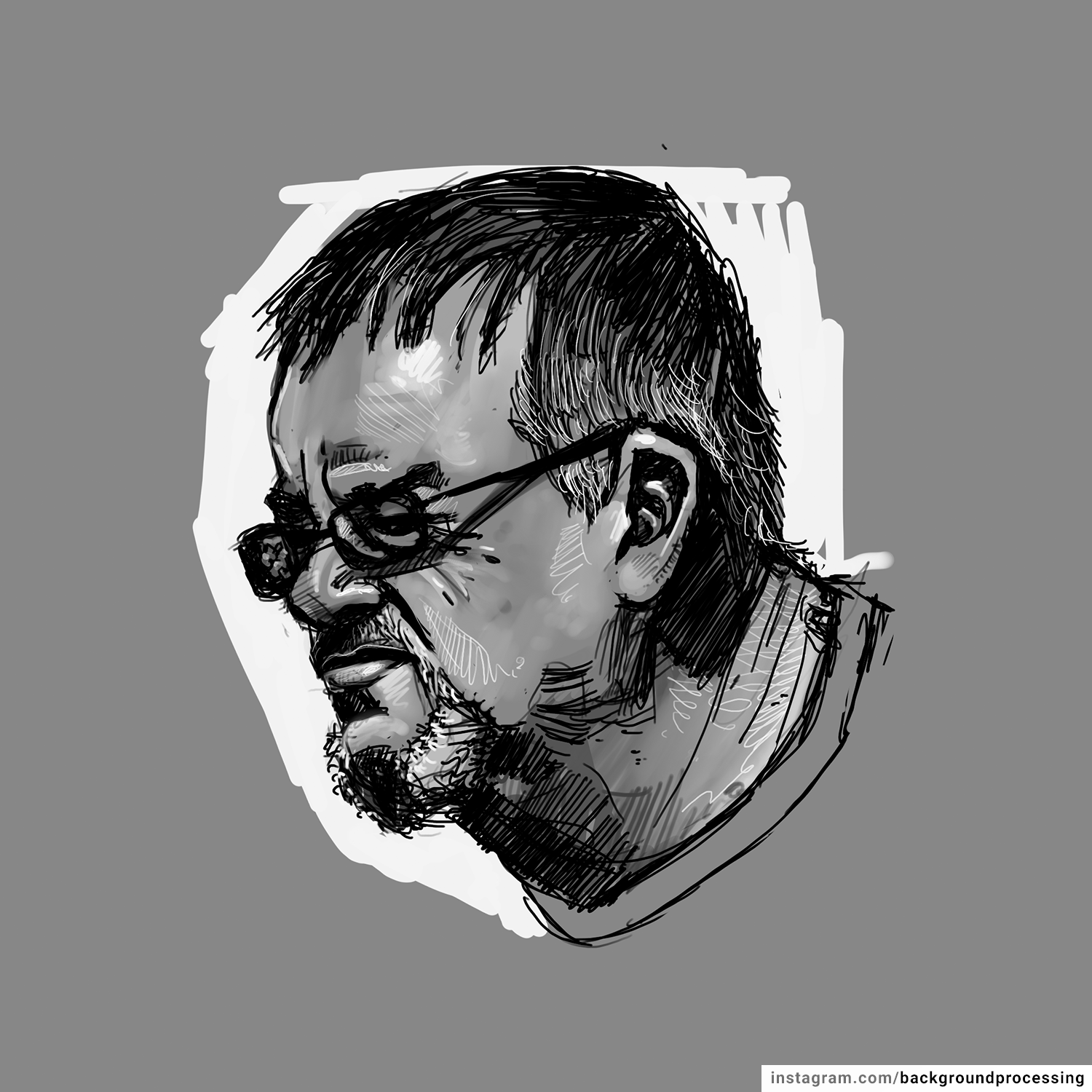 A Simple Doodle of a Guy: Original Artwork