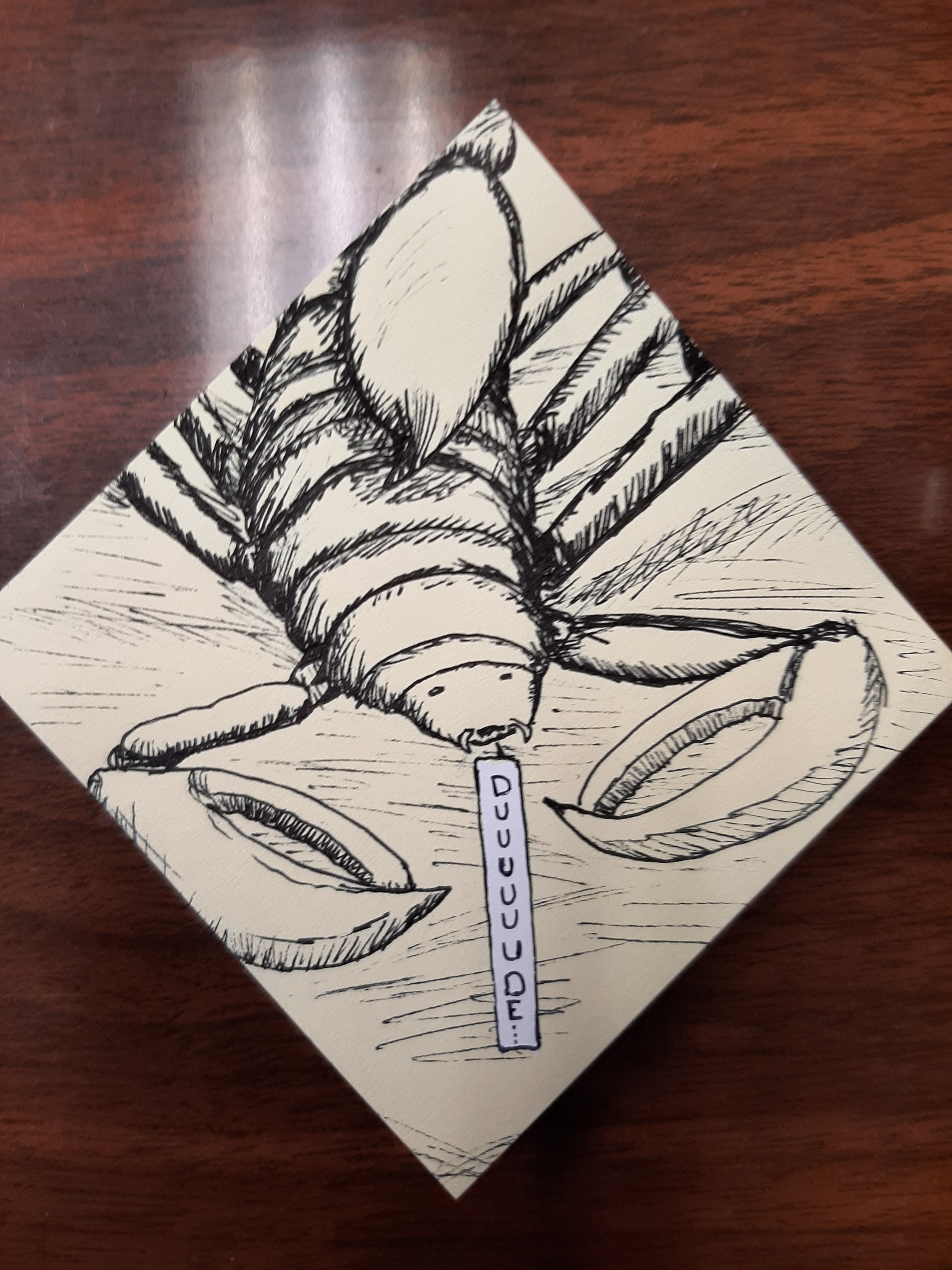 Check out this creative scorpion made from Post-it notes!