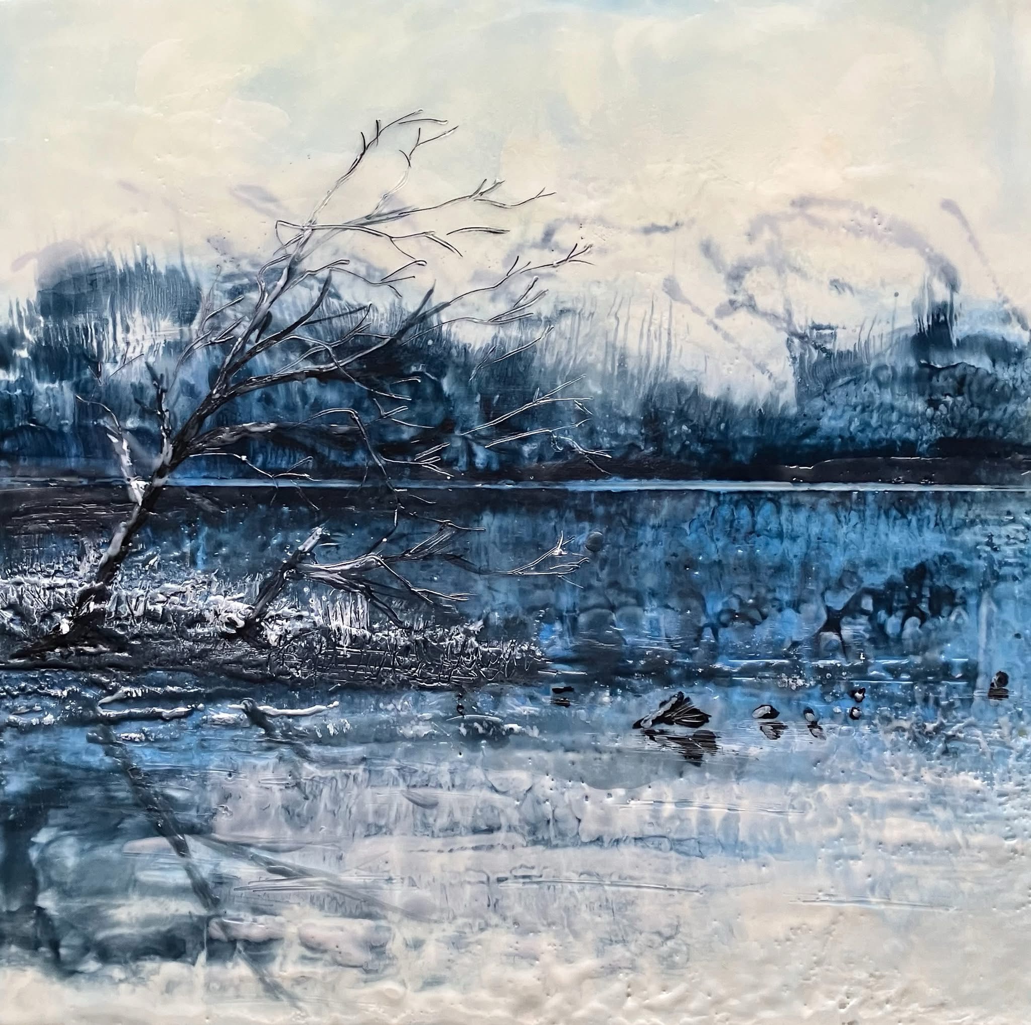 A Serene River Scene